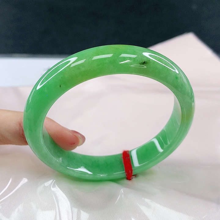 翡翠未镶嵌手镯圈52，14085