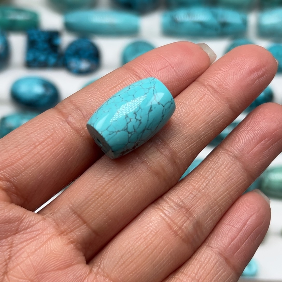 绿松石珠宝奇石未镶嵌蓝**?