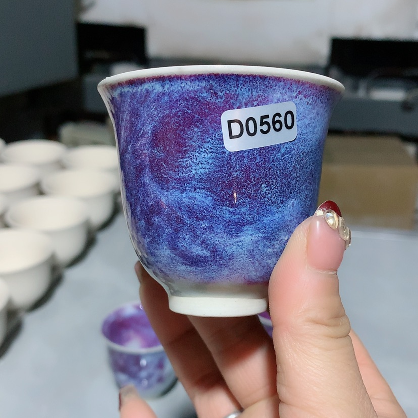 【闪购商品】钧瓷主人杯摆件工艺品