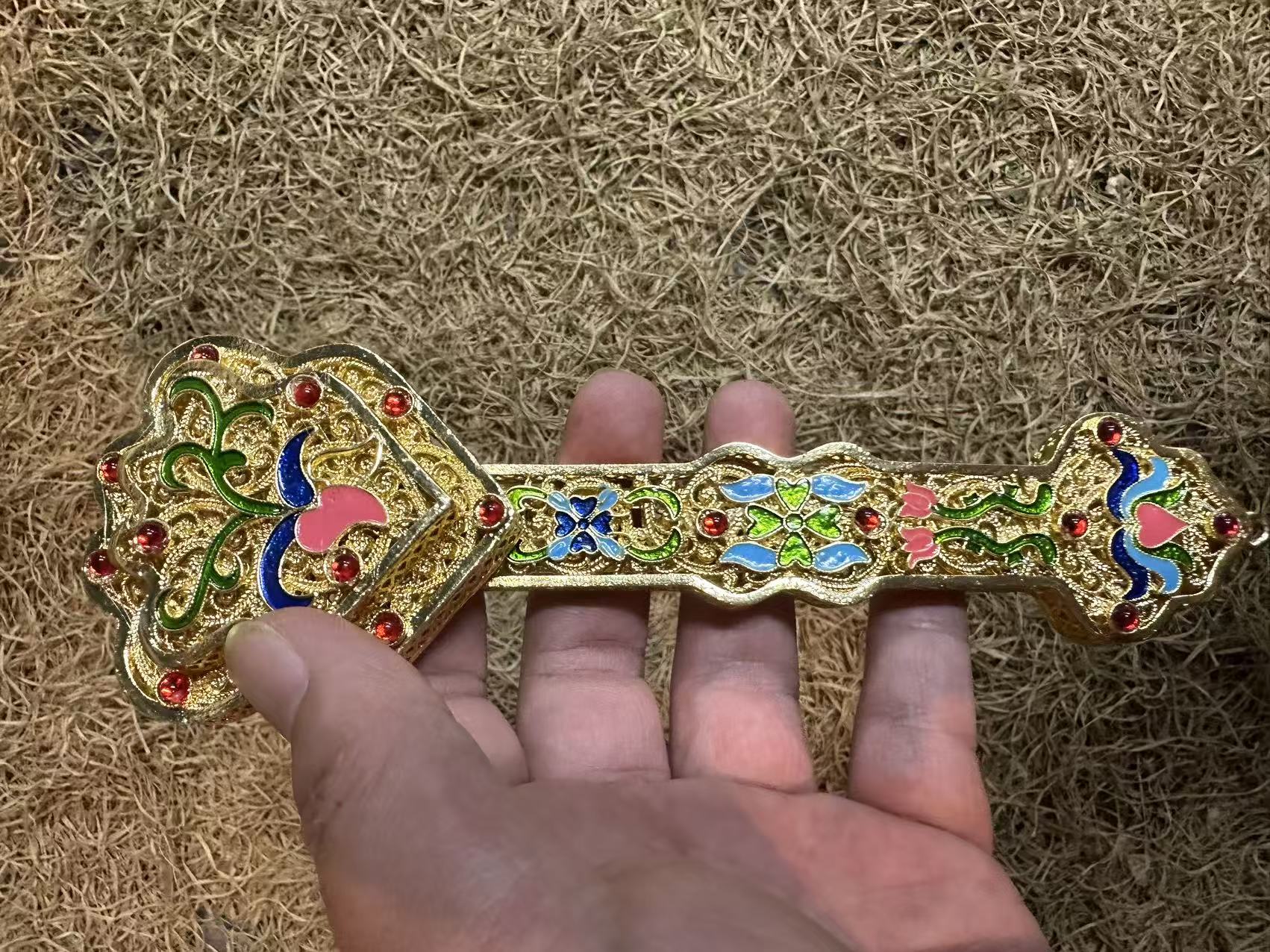 闪购链接~鎏金如意——流水摆件