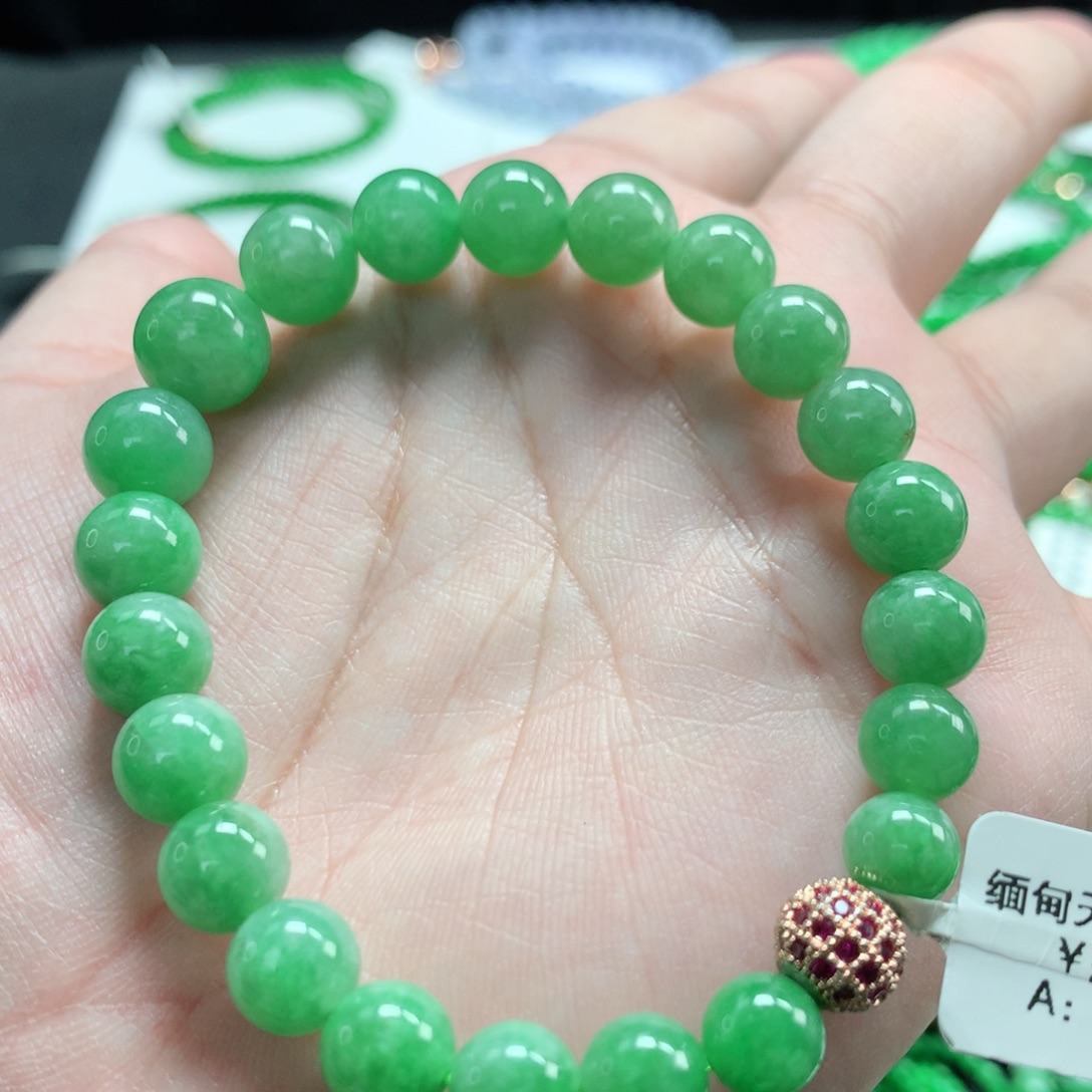 翡翠未镶嵌手链翡翠