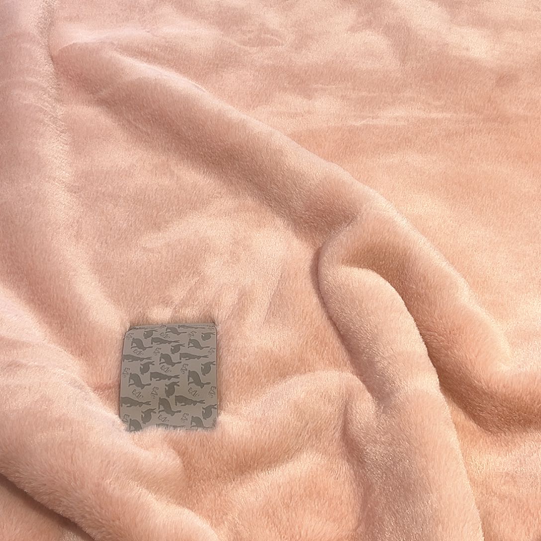毛绒兔毛毯毛茸茸粉色