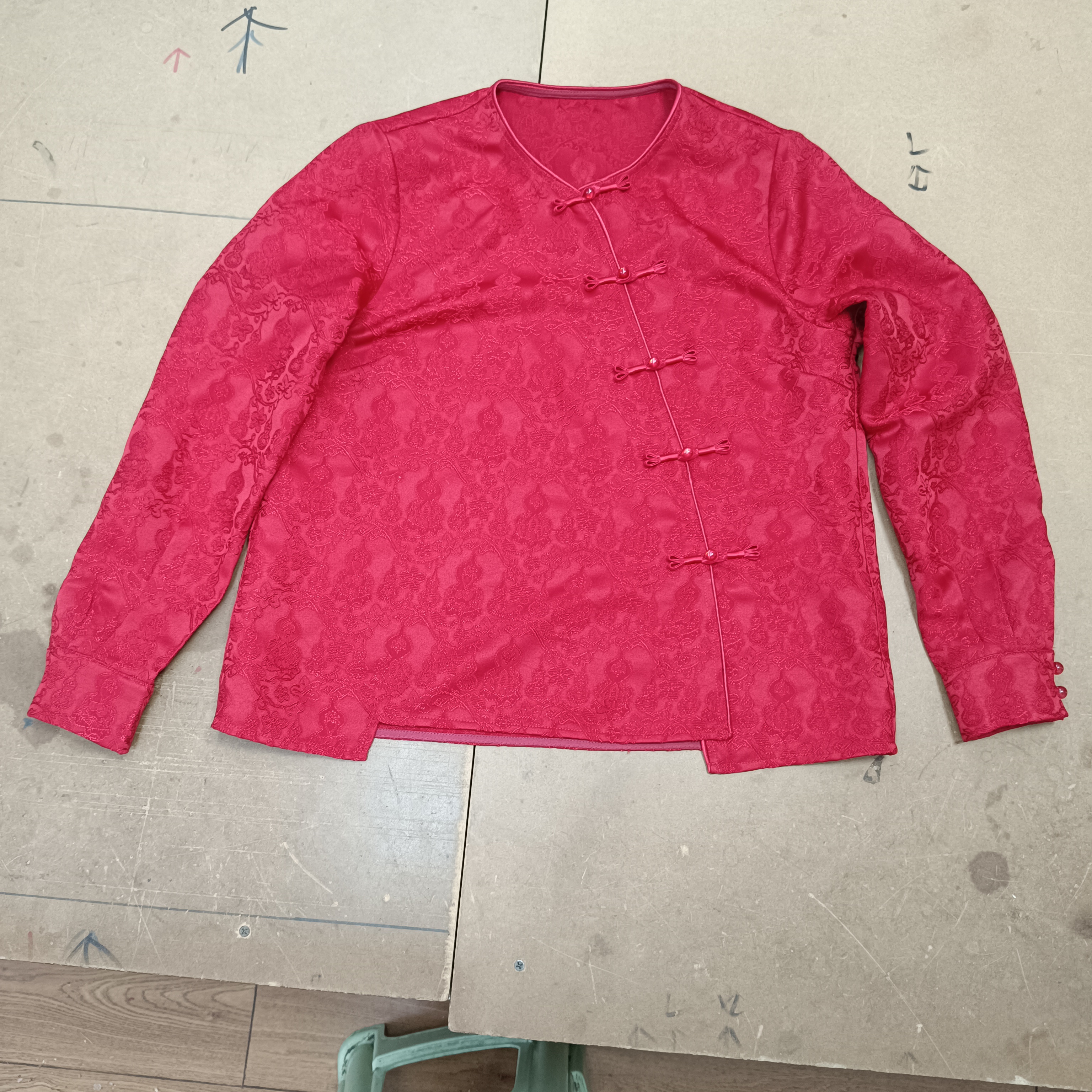 新中式国风重工刺绣盘扣显瘦百搭女士秋冬上衣