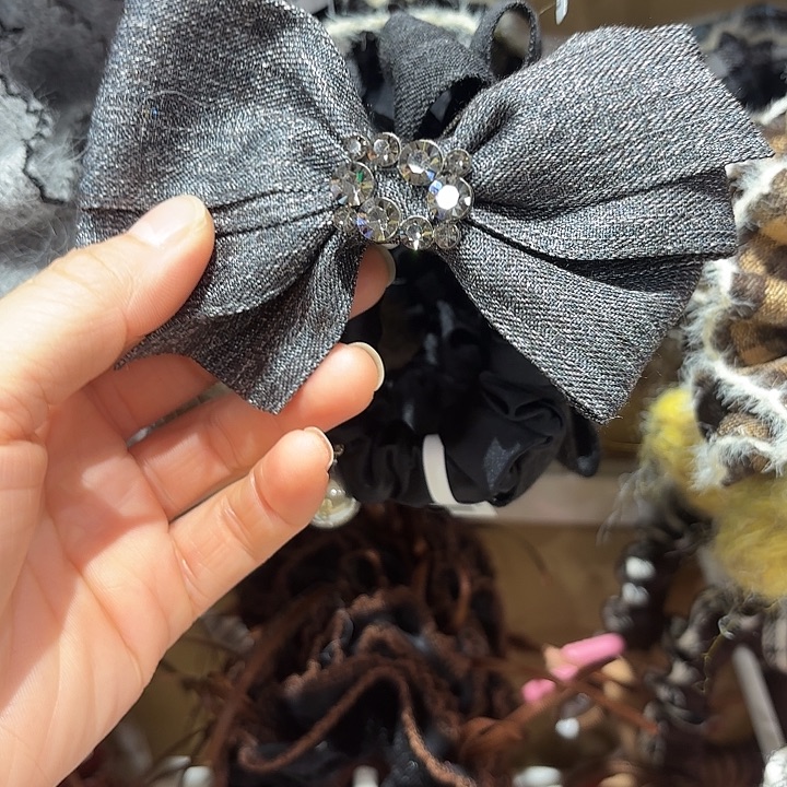 布艺铁合金蝴蝶结面膜圈