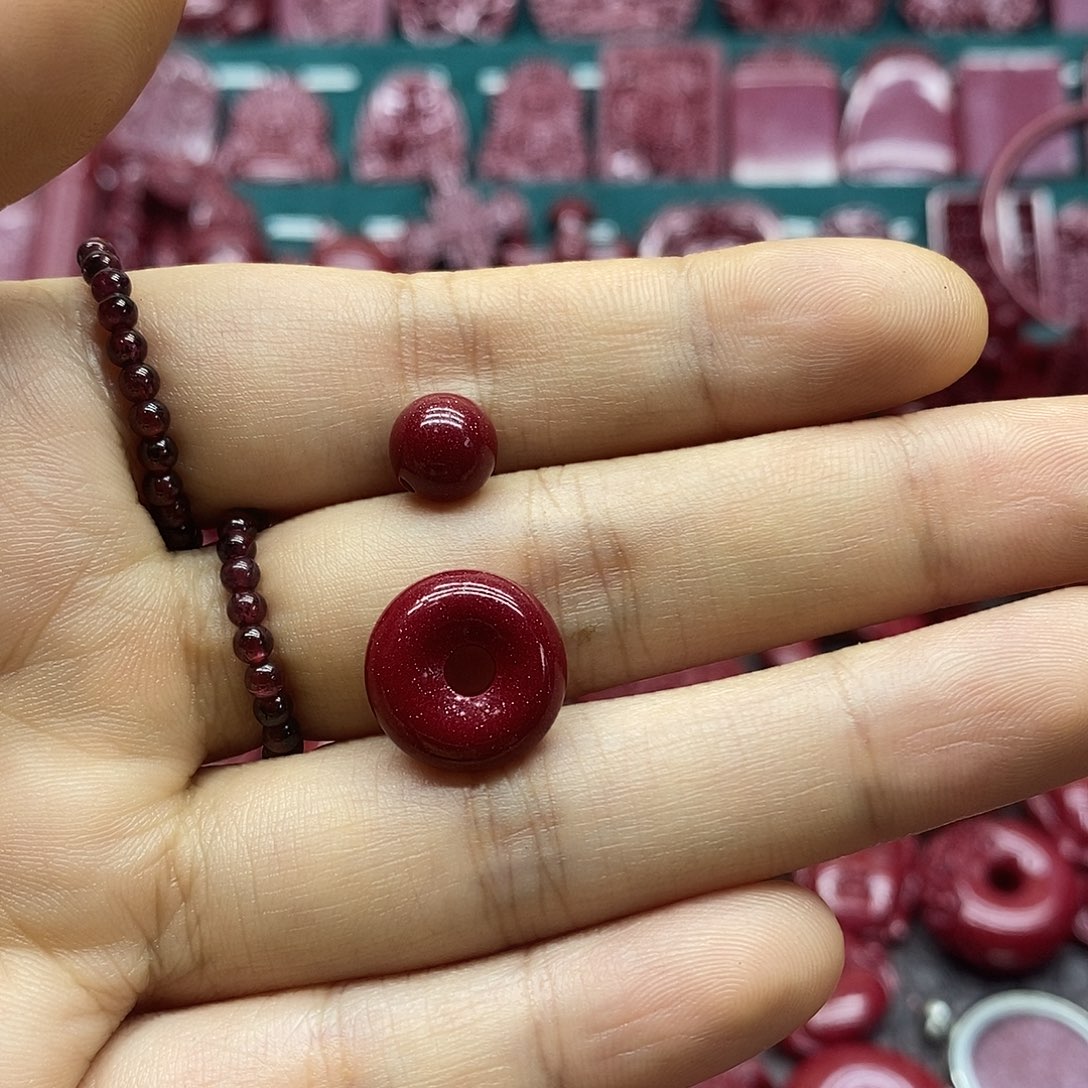 天然辰砂0000朱砂一样两个