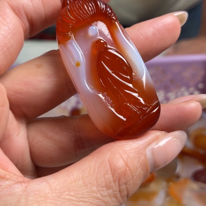 玛瑙/玉髓未镶嵌吊坠(不含链)