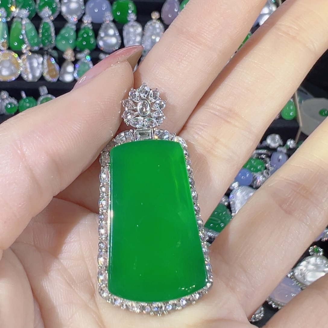 玛瑙/玉髓银S925镶嵌颈饰