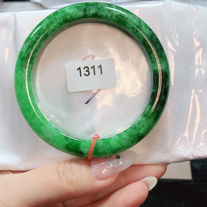 翡翠手镯未镶嵌天然翡翠手镯57