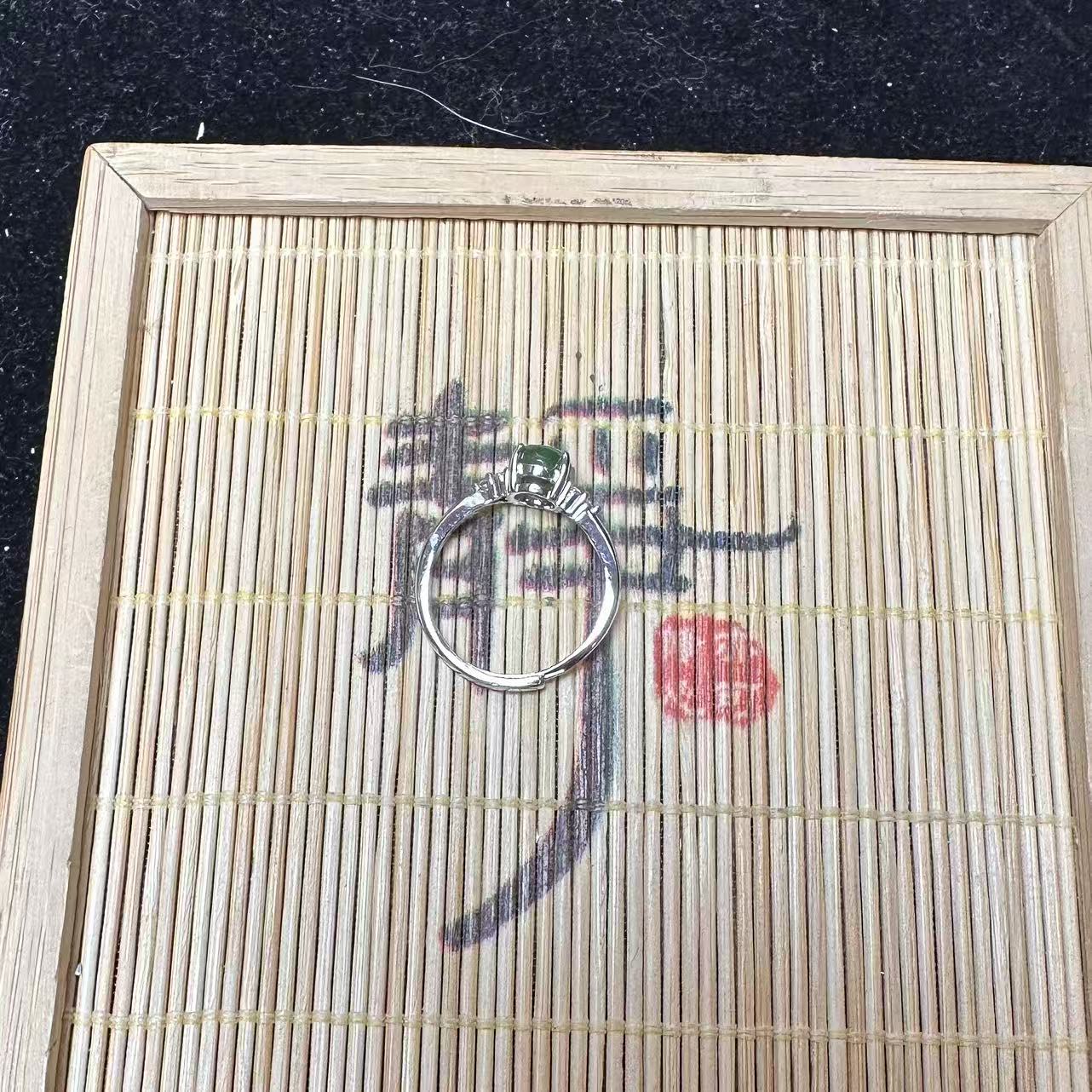 和田玉碧玉戒指0000