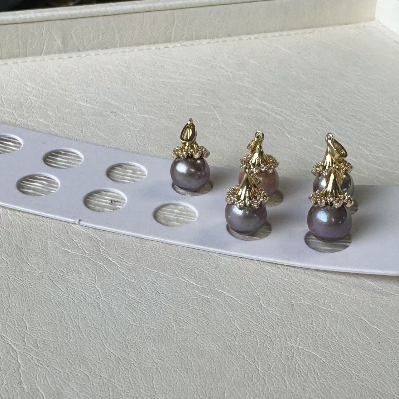 【婕妤甄选】淡水紫珠9-10mm生日限定款吊坠(多样性发一）气质轻奢