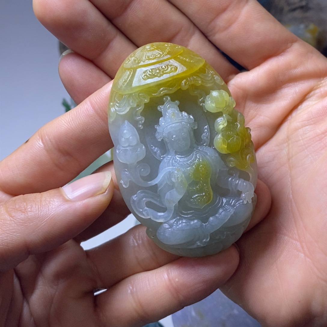 定制翡翠未镶嵌暖**杨翡翠