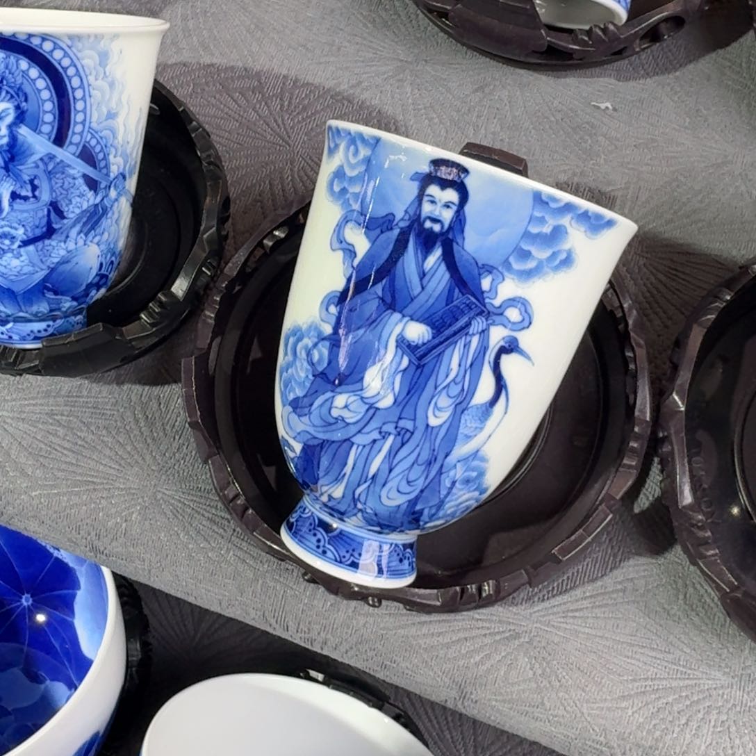 景德镇陶瓷手绘人物单杯