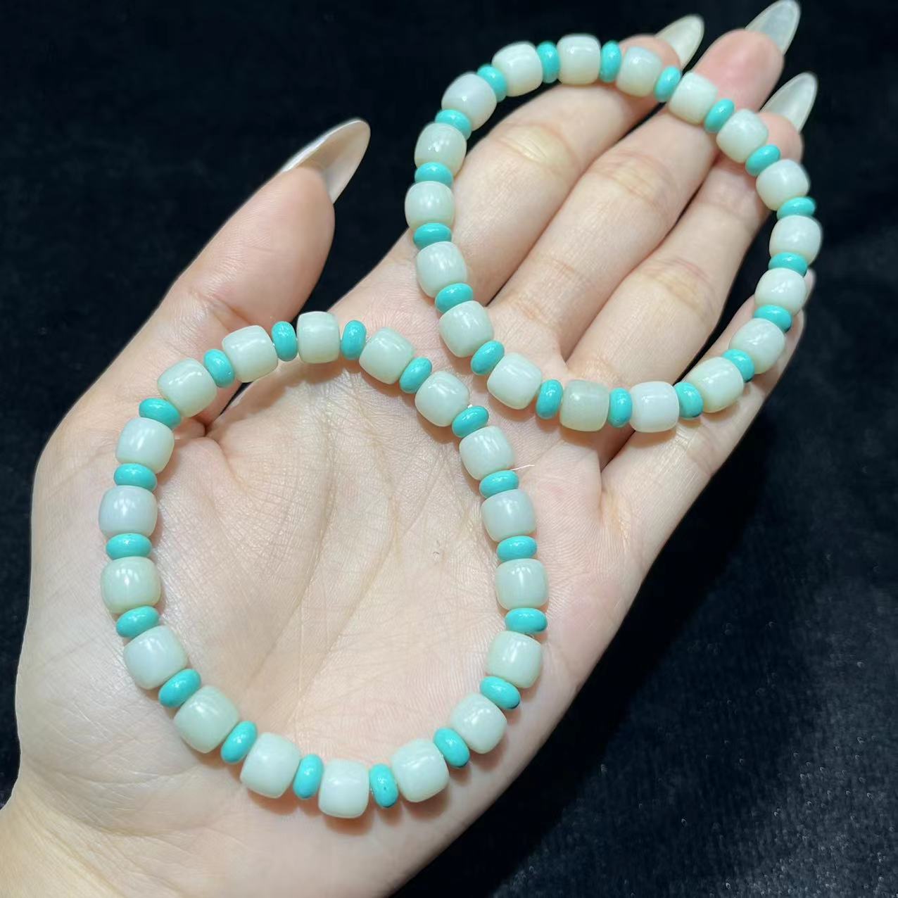 【云】和田玉DIY手串多样性发其一@k