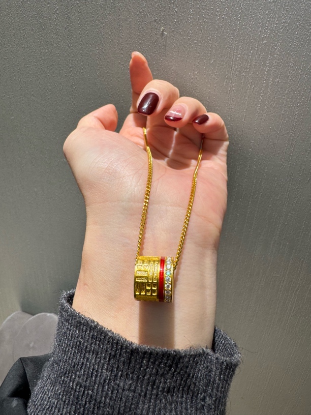 足金999项链传福项链17.75克