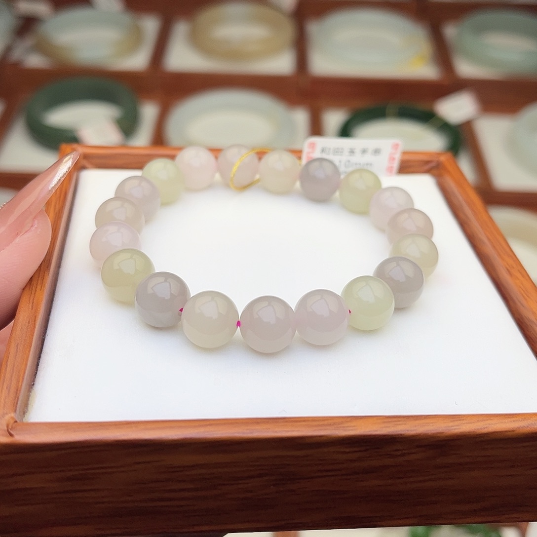 和田玉未镶嵌手串10mm