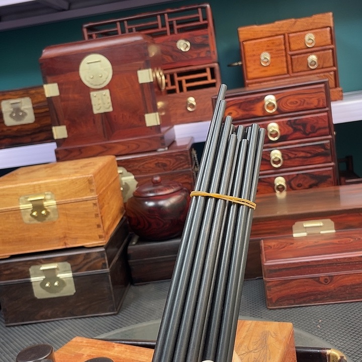 木紫光谭筷子一副