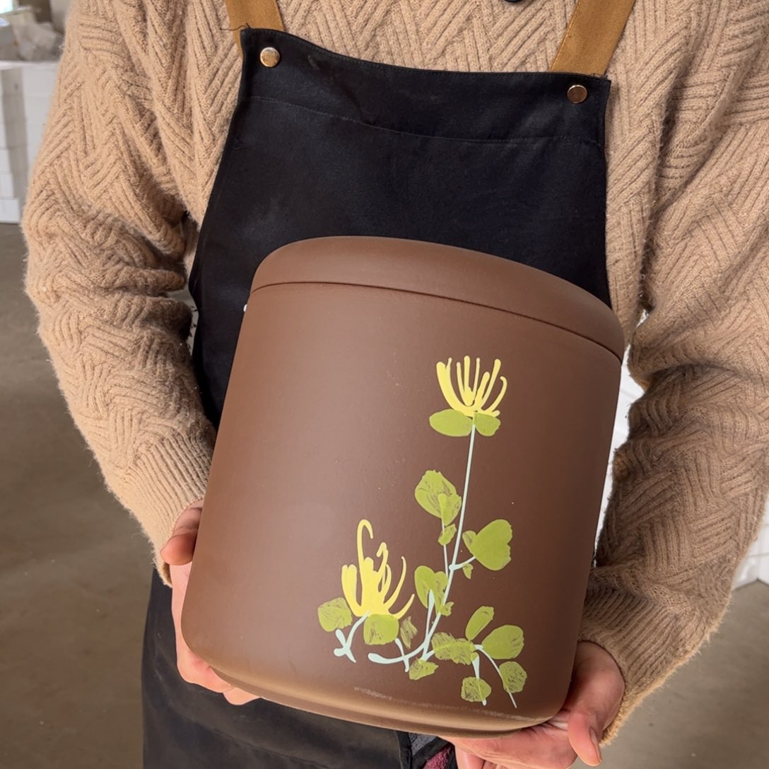 紫砂茶叶罐8 饼茶叶罐