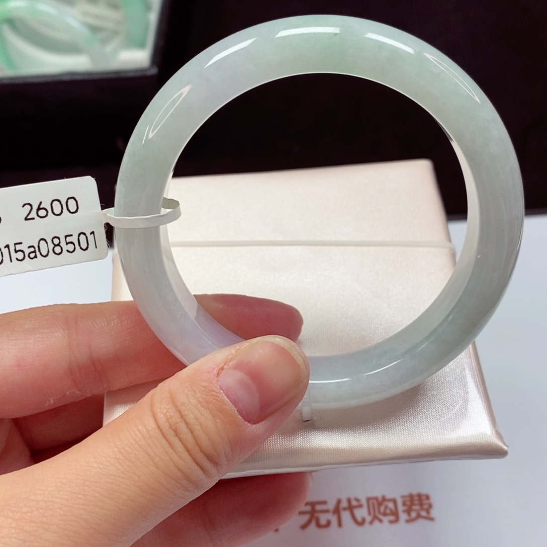 翡翠手镯未镶嵌纯天然缅甸A货翡翠55