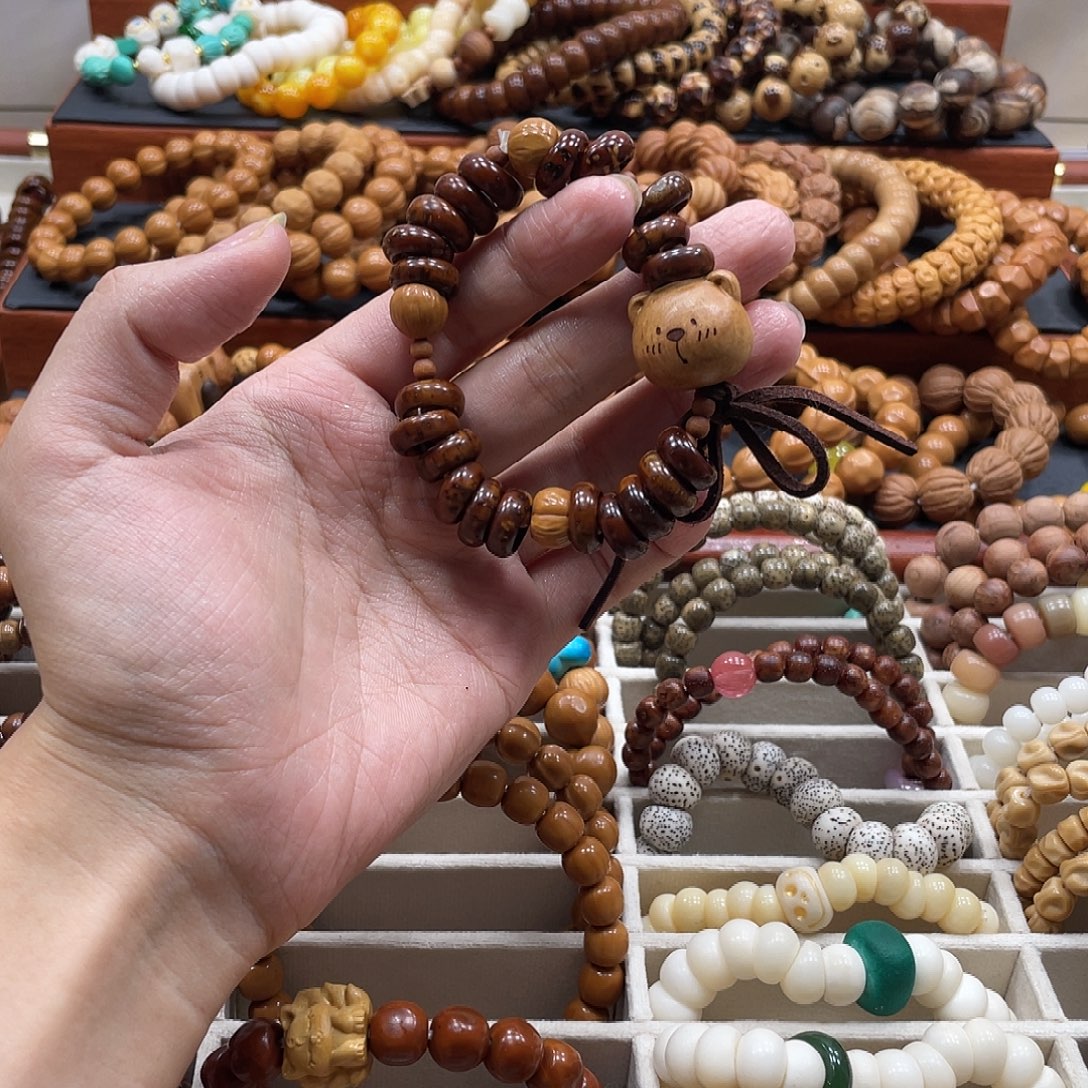 银S925紫金鼠钱串子