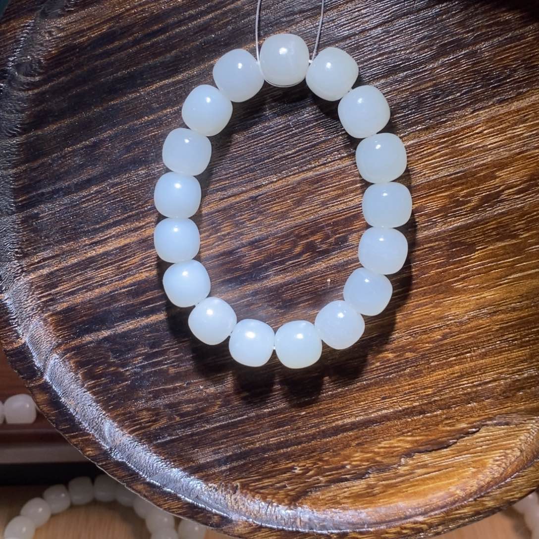 未镶嵌和田玉手链13老型微瑕