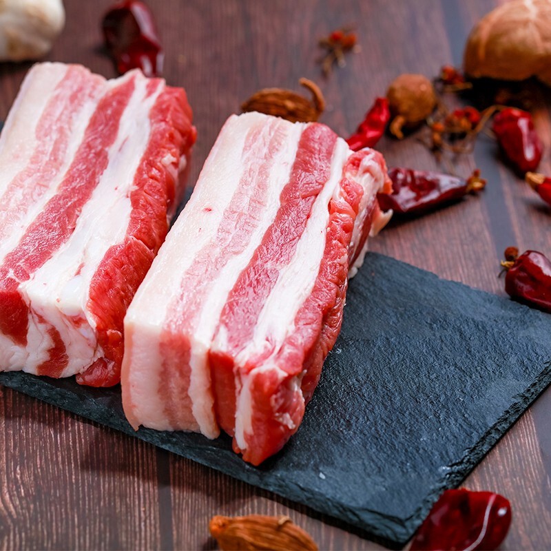 【现称五花肉】恩施高山散养熟食喂养土猪肉正宗谷物喂养跑山猪