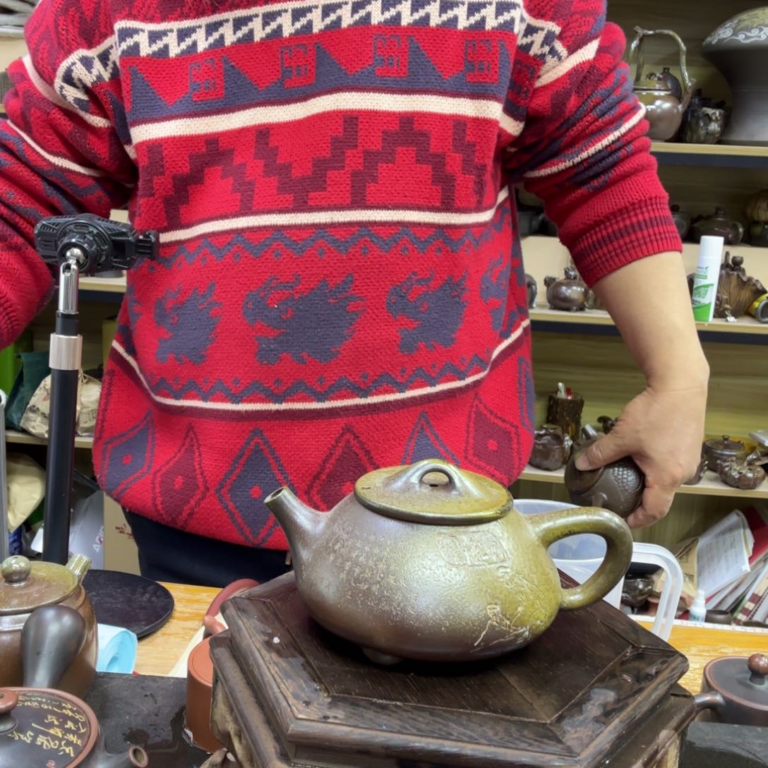 壶坭兴陶直播间老韩