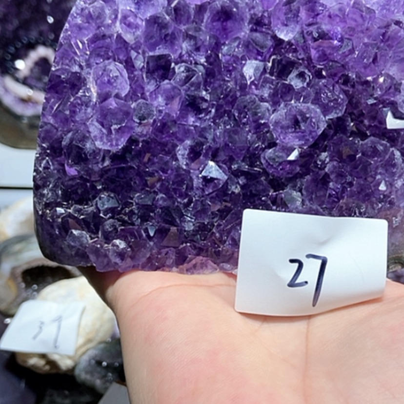 【闪购商品】8888未镶嵌紫晶修水晶未镶嵌88