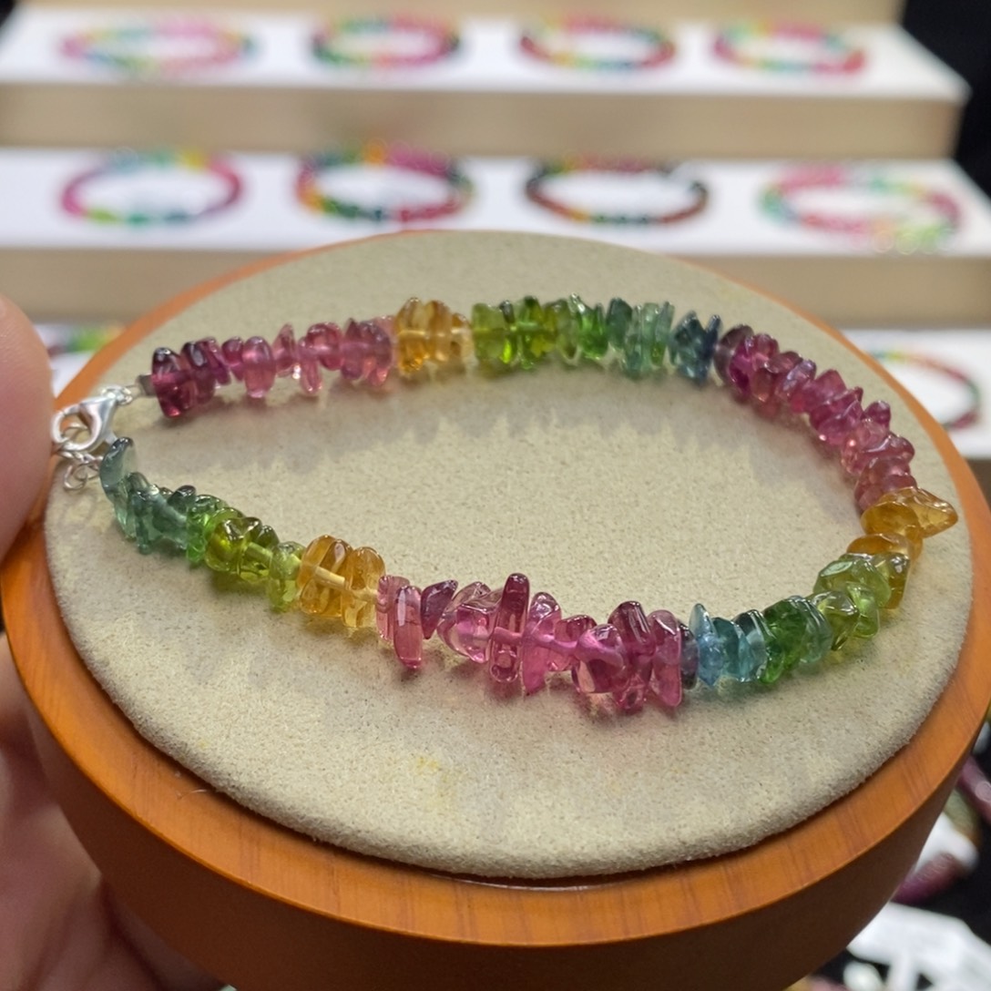 【闪购商品】碧玺手串未镶嵌两天看货期