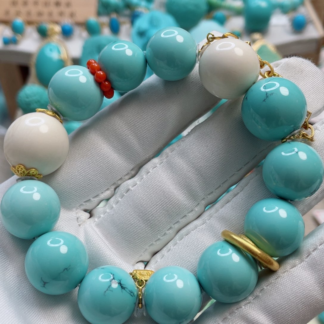 绿松石珠宝奇石未镶嵌