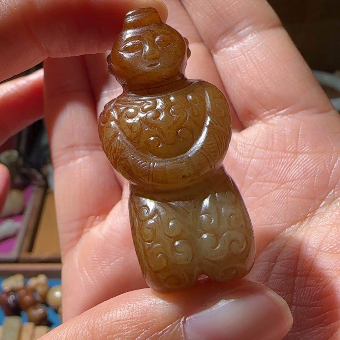 和田玉挂件未镶嵌苏*敏