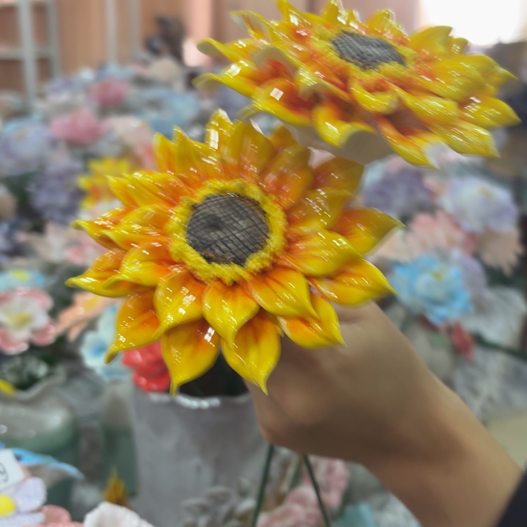 陶瓷花，20发货，退款拉黑