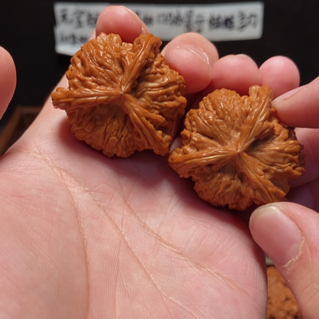 吊坠文玩核桃盘山3麟40尺9