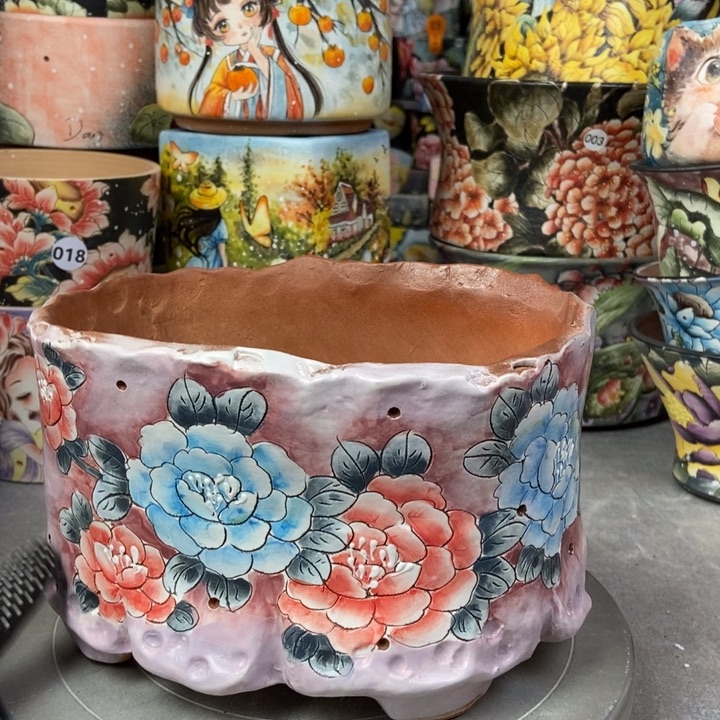 红陶景德镇艺术手绘作品