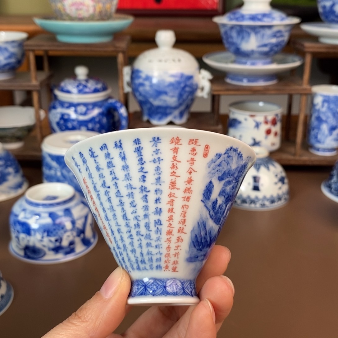 景德镇陶瓷手工手绘