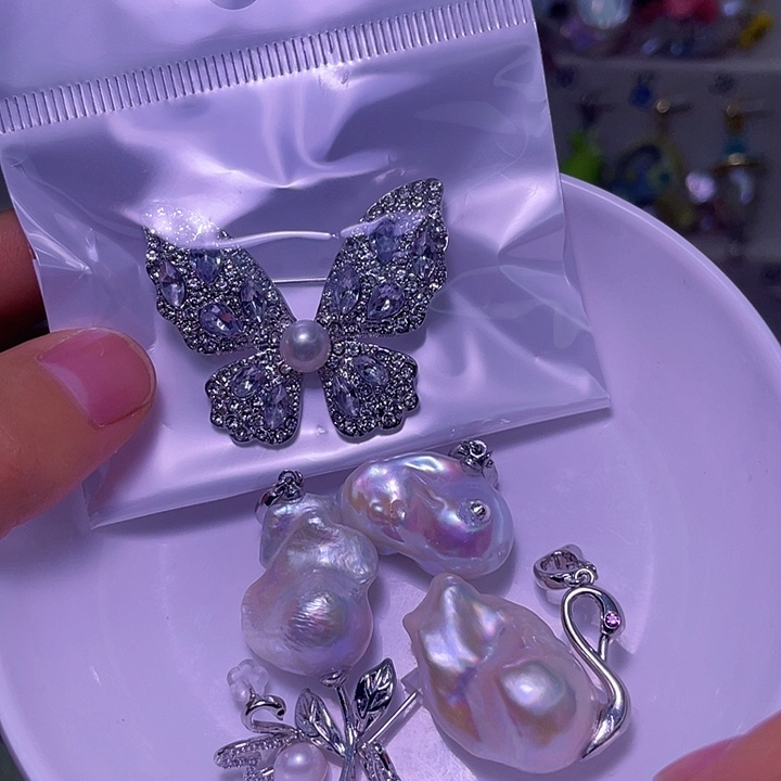 淡水珍珠颈饰合金30