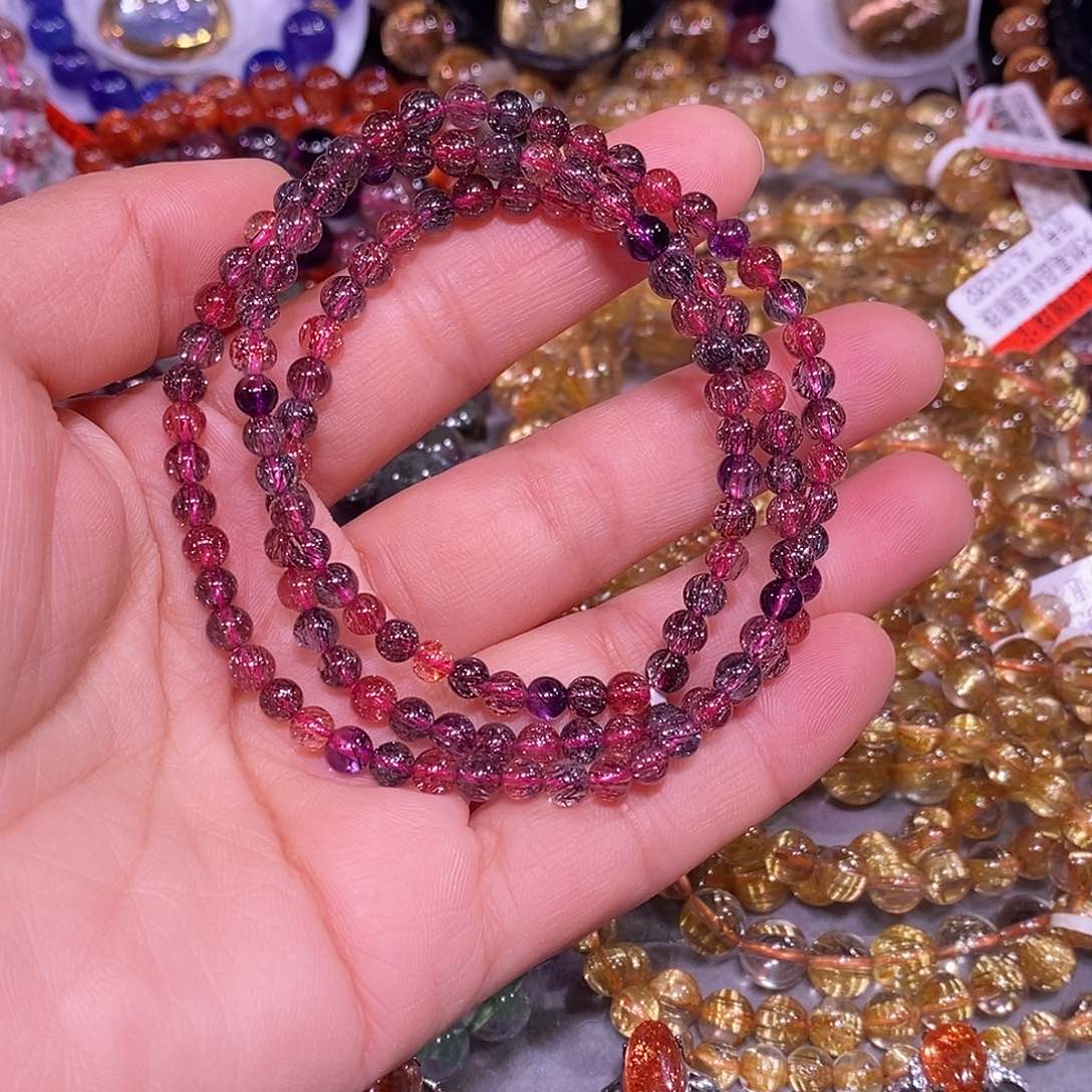 未镶嵌手链水晶超七4.8