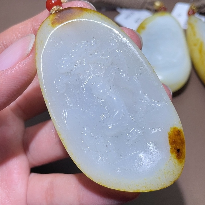 和田玉颈饰未镶嵌Y
