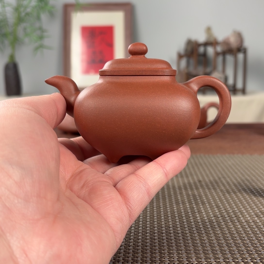 紫砂茶壶黄龙山原矿紫砂壶