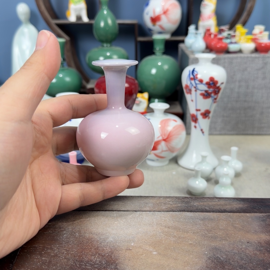 陶瓷手工小花器摆件
