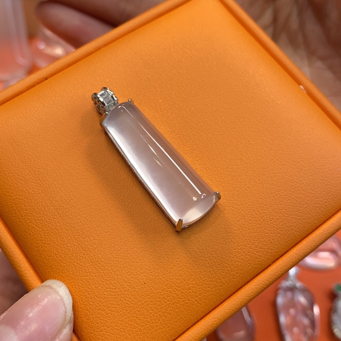 石英质玉黑钢冰柱银S925镶嵌?