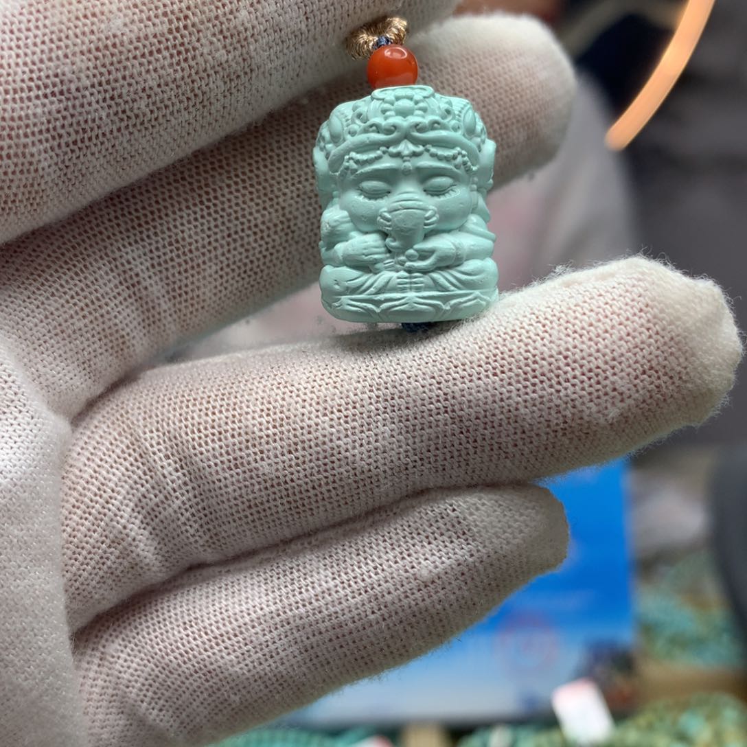 绿松石挂件未镶嵌