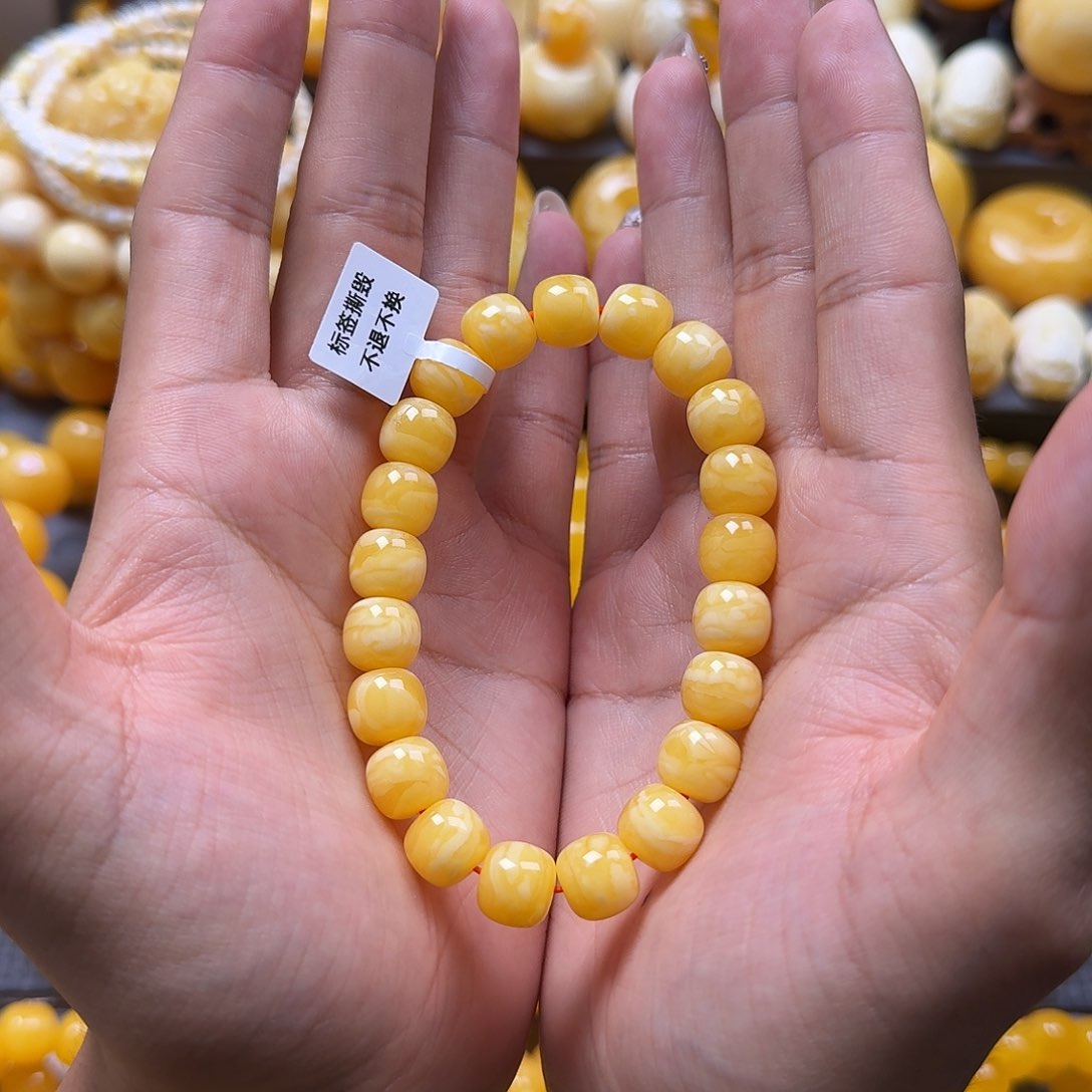 未镶嵌蜜蜡珠宝奇石同料11mm