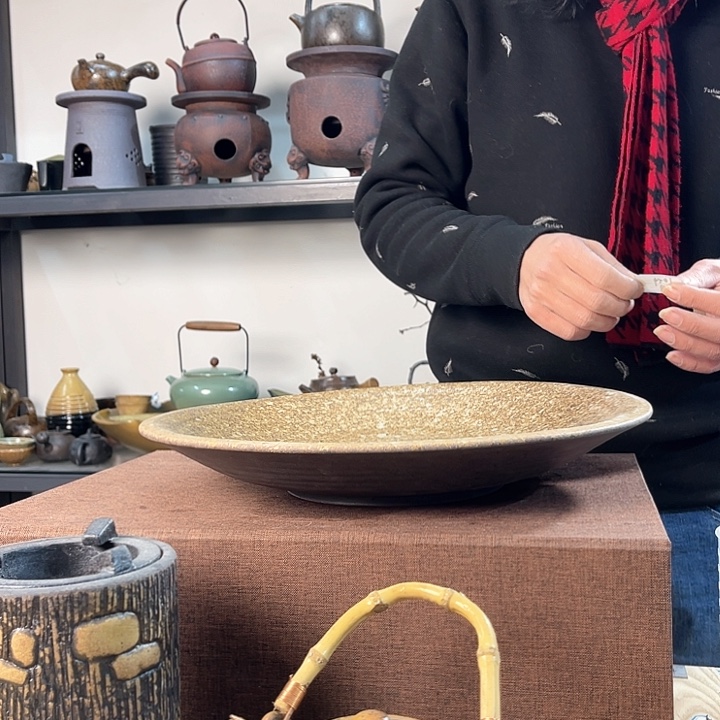 紫泥茶壶紫砂粗陶茶器