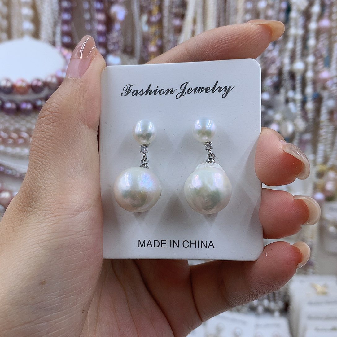 项链18K金镶嵌淡水珍珠