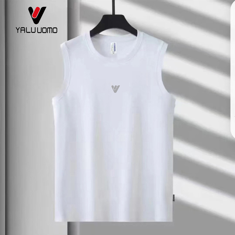 雅鹿男装女装棉背心情侣款夏季运动薄款底时尚休闲潮流无袖背心