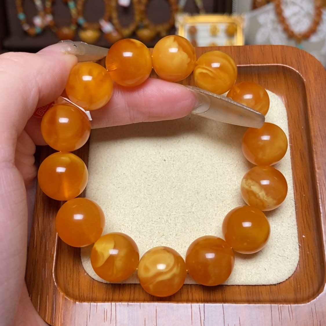 【闪购商品】手链蜜蜡未镶嵌手串