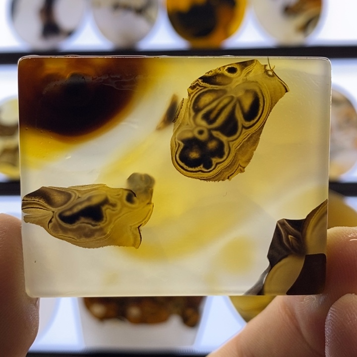 玛瑙/玉髓合金颈饰