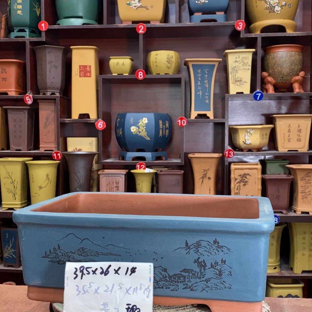 紫砂艺术紫砂花盆