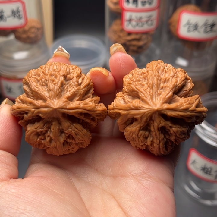 文玩核桃把件47大粗筋