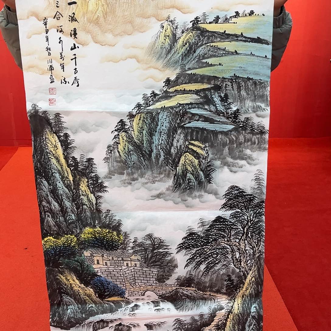 国画手绘国画作品